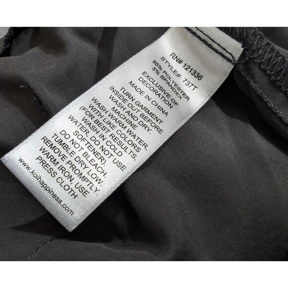 Koi Basics Scrub Pants Black Jane Misses Size XL Tall XLT 737-T-002 New - Picture 7 of 7